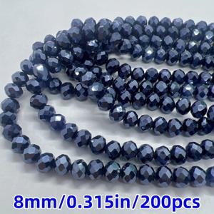 TEMU 600개/4mm, 300개/6mm, 200개/8mm 블랙 갈색 다면체 유리 비즈 장식용 구슬, 주얼리 파티션 비즈, DIY 액세서리 제작, 팔찌, 목걸이, 귀걸이, 헤어 액세서리, 핸드메이드 공예 소품 등에 적합, 창의적인 작품을 위한 무한한 가능성!