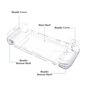 TEMU 스위치용으로 디자인된 보호 케이스는 고품질 PC 소재로 제작된 파티션형 디자인을 특징으로 하며, 종합적인 보호 기능을 제공합니다. 스위치용 투명 쉘 보호 케이스로 적합합니다.