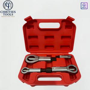 TEMU 크리티스 툴 4pcs 헤비듀티 너트 스플리터 세트 - 부러진, 손상된, 부식된 나사 및 너트 제거용 다기능 금속 도구, 내구성 있는 녹슨 너트 크러셔 및 교체 가능한 턱 포함, 보관함 포함, 너트 제거 도구 키트 | 견고한 도구 디자인 | 헤비듀티 스플리터
