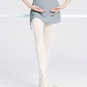 TEMU 여성용 레이스업 디자인의 쉬폰 발레 스커트, 불규칙한 랩 스타일, 스케이트 및 체조 훈련에 적합