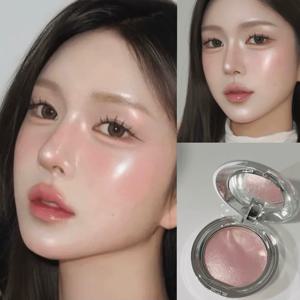 TEMU 핑크 스파클 멀티 하이라이터 밤 아이섀도 글리터/눈앞머리 포인트 미세펄로