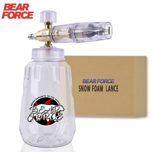 TEMU BEAR FOR 고압세척기 폼 캐논 폼 제너레이터 폼 건, 조절 가능한 폼 랜스 1L, 1/4 퀵 커넥터, 홈 카워시 폼 블래스터, 투명 병 차량 세척
