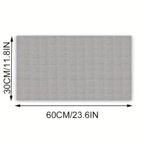 TEMU 1개 30*60cm 자동차 엠보싱 열 차단 시트 스테인리스 매트 연료 탱크 터보 맨홀 배기 파이프 엔진 방열 플레이트