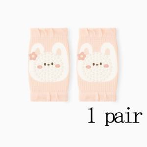 TEMU 신상 스타일 패션 아기 무릎 보호대 1/2쌍 랜덤 Pc, 영유아 여름 기는 법 무릎 보호대, 걸음마 배우는 유아용 통기성 낙상 방지 팔꿈치 보호대