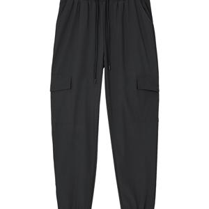 TEMU 남성 나일론 카고 조거 바지 데일리 캐주얼 트레이닝 밴딩 팬츠 쿨링스텝(XS42LP043M)