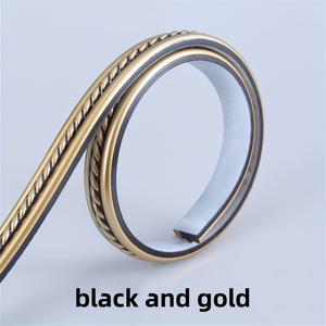 TEMU 1Mx2Cm 유연한 몰딩 PVC 장식 벽 장식품, 자가 접착 천장 트림, 캐비닛 테두리 및 거울 프레임 장식