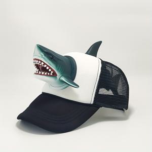 TEMU 개인 스타일 패션 3D 동물 모양 야구 모자 상어 모자 남녀공용 대백합 상어 네트 모자 오리 모자 바다 낚시 선캡 햇빛 가리개 할로윈 크리스마스 파티 장식 모자