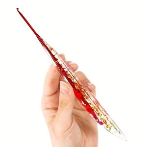 TEMU 인체공학적 코바늘 8가지 사이즈, 2.5mm - 6mm 부드러운 코바늘, 컬러 소프트 핸들 부드러운 뜨개질 바늘 뜨개질 키트 (스웨터, 스카프, 모자 뜨개질용), 뜨개질 및 공예 도구, 색상 랜덤