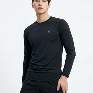 TEMU 남성 더울땐 냉감티셔츠! 기능성 쿨링 레이어드 아웃도어 라운드 긴팔티(M6ST32)