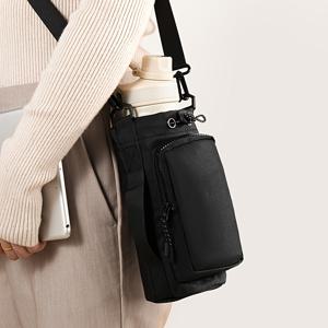 TEMU 야외용 물병 가방, 외출용 캐주얼 휴대용 크로스바디 컵 파우치