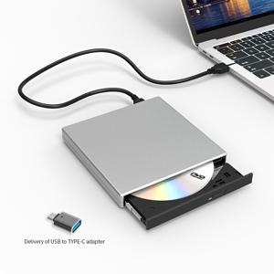 TEMU USB 3.0 외장 CD/DVD 드라이브, 휴대용 초슬림 디자인, 24배속 CD 및 8배속 DVD RW 굽기 기능, Windows/Mac/Linux 시스템용 플러그 앤 플레이 지원, 노트북 및 데스크톱과 호환, 시스템 설치 | 노트북 액세서리 | 고속