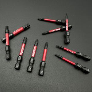 TEMU 10개 임팩트 Torx 스크루드라이버 비트 세트, 50mm S2 스틸 자석 별 헤드 T7–T40, 비트 홀더 포함 산업용 등급 드릴 드라이버 비트, 1/4인치 육각 생크, 전동 공구 및 수동 스크루드라이버용