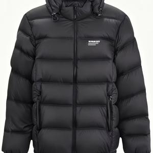 TEMU 신상 남성용 패딩 자켓 가을/겨울용, 탈착식 후드, 두꺼운 보온 방풍 자켓, 포켓이 있는 스포츠 자켓, 하이넥 여행용 코트, 남성용 겨울 코트, 후드 보온 자켓, 추운 날씨용 자켓, 지퍼 자켓, 편안한 경량 자켓, 작업 & 캐주얼 자켓, 실용적인 자켓, 우아한 남성용 자켓, 핏감 좋은 자켓, 내구성 있는 겨울 자켓