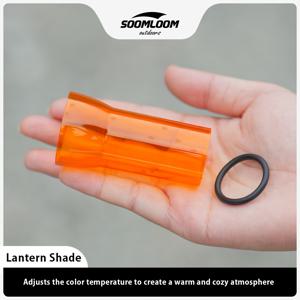 TEMU Soomloom Helio 5000용 웜 글로우 랜턴 쉐이드 - 휴대용 야외 캠핑 조명 디퓨저, 아늑한 캠핑 밤을 위한 웜 라이트 커버