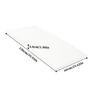 TEMU 처진 매트리스 수납용 고밀도 폼 인서트 1개, 5x60x150cm(1.97x23.62x50.09인치), 침대 수선 및 수명 연장용, 소파, 의자 쿠션 등 다용도 교체용, 다양한 색상 선택 가능
