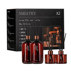 TEMU 스미어티 디퓨저 대용량 실내 방향제 리필액 선물 세트 500ml 호텔 목재