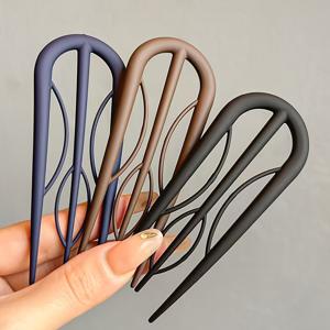 TEMU 3개 세트 우아한 프로스트 U자형 헤어 스틱 헤어 빗 삽입 빗 헤어 스타일링 빗 앞머리 헤어 빗 헤어 액세서리 어버이날 크리스마스 새해 발렌타인데이 카니발 축제 선물
