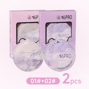 TEMU 1/2개 소프트 캔디 에어 쿠션 퍼프, 건식 및 습식 겸용 메이크업 스펀지, 리퀴드, 컨실러, 크림 & 파우더용 - 무향, 푹신한 파우더 퍼프, 세척 및 재사용 가능, 뷰티 필수품|우아한 스펀지 디자인|부드러운 질감, 휴대 및 여행용으로 간편