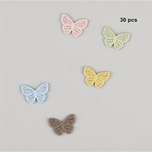 TEMU 30개/팩, 색상 랜덤 혼합, 나비/꽃 자수 패치, 여성용 헤어 액세서리, DIY 재료 및 액세서리, 의류, 신발, 양말, 스웨터 장식용 액세서리, 장식품, 휴일 파티 및 가정 장식용 소형 자수 꽃