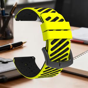 TEMU 캐주얼 시계 스트랩, 11가지 색상으로 제공, 22mm 투톤 실리콘 팔찌 스마트워치 추가, Suunto Watch Run Race 2 S Ocean Vertical 5 9 Peak 조절 가능 스트랩, 퀵 릴리스 시계 밴드, Amazfit Watch Balance 2 남성 여성 스포츠 시계 밴드