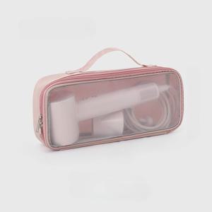 TEMU 헤어 드라이어 보관 가방 1개입, 벽걸이형 드릴 불필요, 휴대용 여행용 투명 보관 메시 가방 (화장품 및 컬링 아이롱 보관용), 아내 또는 여자친구를 위한 발렌타인데이 또는 휴일 선물