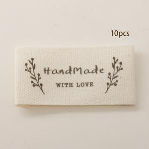 TEMU 10개 손수제작 소재 라벨, 검은 곰, 자수기 및 꽃 디자인 - DIY 자수 태그, 공예, 선물 및 개인화, 자수 액세서리 | 자수 라벨 | 내구성 있는 소재