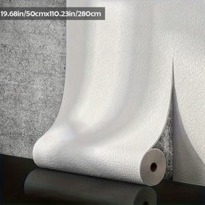 TEMU 19.68 X 110.23인치, 1.5mm 두께, 접착식 뒷면 XPE 벽지 롤 | 3D 모던 스타일 장식 벽 스티커 | 떼어내어 붙이는 방식, 재단 가능, 간편한 설치 | 주방, 욕실, 거실 및 식당 배경 벽면 개조용