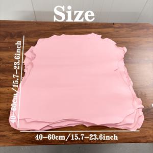 TEMU 고품질 파우더 화이트 상단 가죽 염소가죽, 두께 약 1.2mm, 공예, 지갑, 카드 홀더 및 키체인 추가에 적합, 가죽 재료 | 염소가죽 | 가죽 추가