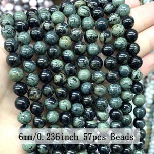 TEMU 4 6 8 10 12mm 천연 그린 말라카이트 캄바바 라운드 루즈 비즈, 주얼리 만들기 DIY 팔찌 귀걸이 액세서리