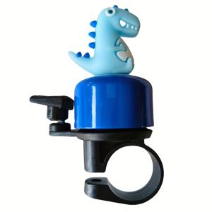 TEMU 다이노소어 테마 철제 자전거 벨 - 큰 소리 120 데시벨의 울음소리, 재미있는 노란색, 파란색, 핑크색 및 녹색 디자인, 놀이하는 다이노소어 인형 - 내구성이 뛰어나고 재미있는 액세서리, 산악 자전거 및 도로 자전거, 도로 자전거 액세서리 | 재미있는 디자인 | 내구성이 뛰어난 자전거 벨, 다이노소어 액세서리
