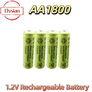 TEMU Ossian 1.2V AA 충전식 수소 배터리 - 1800mAh 오래가는 전력, 1000회 이상 사용 가능 - TV 리모컨, 에어컨 리모컨, 전자 저울, 무선 마우스 등에 사용 가능