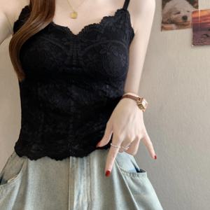 TEMU SunburstWonder 여름 여성용 백리스 캉살 브라탑 일체형 이너