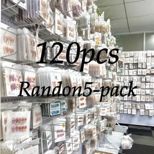 TEMU 120개 네일 아트 랜덤 조합 세트 | 2000가지 재고 스타일, 아몬드, 발레, 스틸레토, 스퀘어 네일, 쉬운, 패셔너블, 반짝이는, 혼합 컬러, 고급 질감, 광택 마감, 제작된 인조 네일