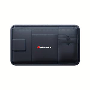 TEMU PU 가죽 자동차 선바이저 수납 가방, TOYOTA, HONDA, MAZDA, MITSUBISHI, Jeep, MG 모델용, 카드 수납 및 안경 홀더를 위한 스타일리시한 디자인