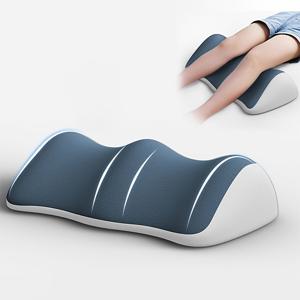 TEMU 모조 브로카드 플랫 레그 베개, 산 모양 다리 쿠션, 야간 깊은 수면 발 매트, 노인 다리 높이기 베개, 임산부 하체 높이기 쿠션