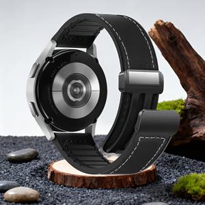 TEMU 6/5/4/3 호환 22mm/20mm 라이트 럭셔리 인조 가죽 스트랩, Xiaomi 및 액티브 2 (40mm 및 44mm 사이즈), 3 (41mm) 포함 다양한 시계에 적합
