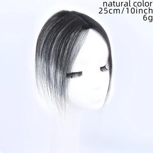 TEMU 여성용 리얼 생인모 풀레이스 헤어 토퍼, 모든 피부톤에 적합 - 가볍고 통기성 좋은 볼륨감과 밀도, 탈모/가는 머릿결용 풀레이스 베이스, 두피 커버리지, 토퍼 익스텐션용 헤어피스