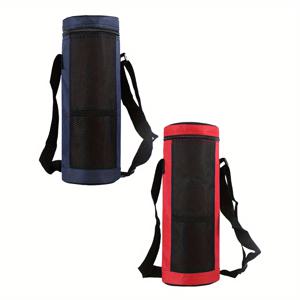 TEMU 2개 2000ml 단열 물병 쿨러 백 (알루미늄 포일 안감), 뜨겁거나 차가운 음료를 위한 단열, 튼튼한 휴대용 캠핑 여행용, 조절 가능한 스트랩 포함, 휴대용 우유 병 캐리어 (외출하는 부모님을 위한)