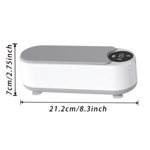 TEMU 휴대용 다용도 클리너 - 360° 딥 클리닝, USB 전원 지원 충전식 배터리 | 고주파 진동 청소기, 보석, 안경, 시계, 교정기, 치아 이식기 등 청소를 지원하여 가정용으로 사용이 더 용이함