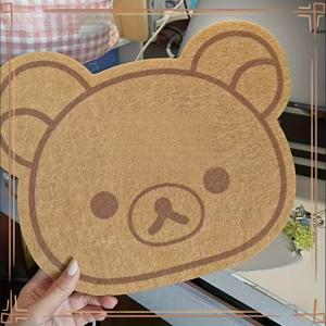 TEMU 귀여운 곰 모양 핀 전시판 1개 - 두께 0.5 인치 구름 모양 펠트 보드, 핀 보관용 벽걸이형 게시판, 내구성 있는 폴리에스터 섬유, 핀 및 액세서리 정리용으로 완벽, 아이디어