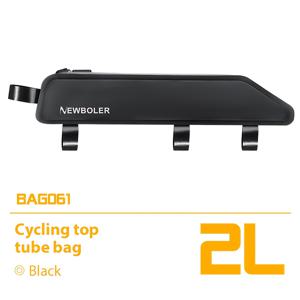 TEMU NEWBOLER 2L 자전거 프레임 프론트 튜브 백 MTB 로드 바이크 백 자전거 도구 가방 탑 튜브 백 사이클링 액세서리