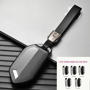 TEMU KIA 신형 TPU 투명 키 커버, KIA 쏘렌토, , EV3, EV5, EV9, K3, K4, K5, 피카ント, 카니발 2024, 2025, 2026 호환용 랜야드 포함 자동차 액세서리 키 케이스