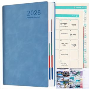 TEMU 2026년 효율성 극대화: 데일리 플래너 및 캘린더 다이어리 - 400페이지 시간 관리 및 365일 일일 자기 수련 체크리스트, 완벽한 새해 선물! 할로윈, 추수감사절, 크리스마스