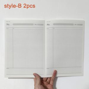 TEMU B5 두꺼운 코넬 격자 노트, 학습 노트, 업무 기록 등에 적합, 30매/60페이지, 두꺼운 종이