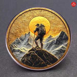 TEMU 2D 플랫 어드벤처 하이커 피크 브로치, 창의적인 코사주 유니크 의류 배지, 백팩, 의류, 넥라인 및 모자에 완벽, 다용도 패션 추가, 모든 순간을 특별하게, 크리스마스, 새해 및 생일에