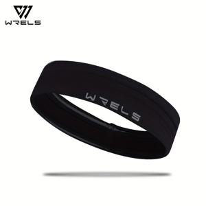 TEMU WRELS 단색 스포츠 헤어밴드 1개 - 남녀공용 통기성 수분 흡수 헤어밴드, 미끄럼 방지 실리콘, 러닝, 요가, 축구, 피트니스, 사이클링 및 아웃도어 스포츠용 논슬립 속건성, 내구성 있는 일상용