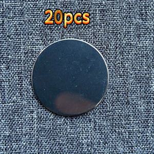TEMU 25mm 골프공 마커 20개입, 골프공용 소형 메탈 디스크