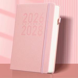 TEMU 2026-2028년 3개월 플랜 캘린더, 1월부터 12월까지, 소프트 커버 영문, 탄성 펜 홀더 포함, 정리 및 스타일리시한 성인 다이어리 쓰기에 적합 | 디자인