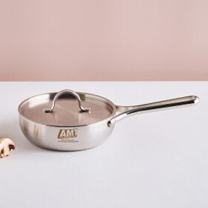 [리퍼브][공식정품] AMT 316Ti 스텐 피렌체 16cm 팬(뚜껑 포함)