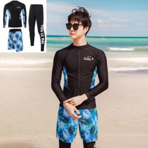 [빠른출고]M~3XL 스파클 남자래쉬가드 세트 레쉬가드세트 루즈핏 빅사이즈수영복 남자수영복